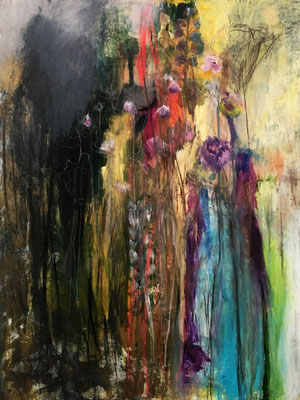 "Flemish Bouquet" (48" x 36") | mixed media on canvas | SOLD