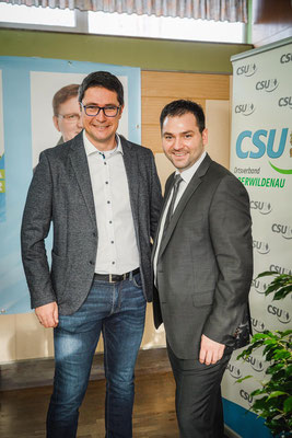 Mit Bürgermeisterkandidat Armin Aichinger aus Neustadt/WN 