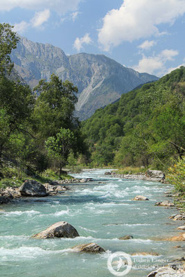 An icy cold mountain stream