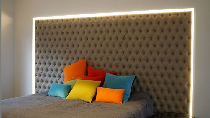 Ambientebeleuchtung im Schlafbereich