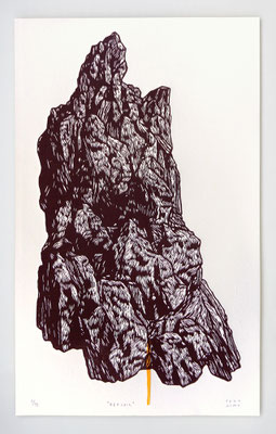 "BERCAIL" / Linogravure 50x30cm