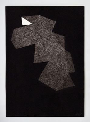 GEOLOGIE II _ 21x29,7cm _ encre et lavis _ Papier Moulin du Roy Feuille 300 gr 