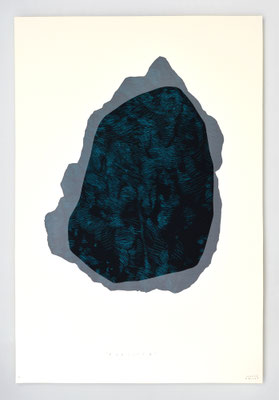 Tumulte 01 _ 40x60cm _ sérigraphie 3 passages _ papier Ursus 300gr
