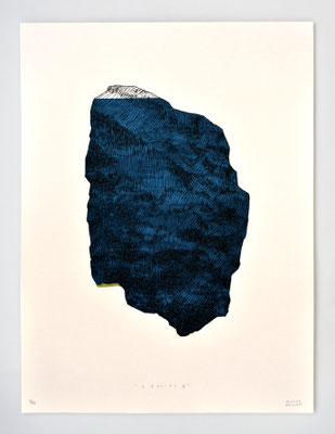 Abysses 3 _ 30x40cm _ sérigraphie 5 passages _ 12 ex. _ papier Fabriano 285gr