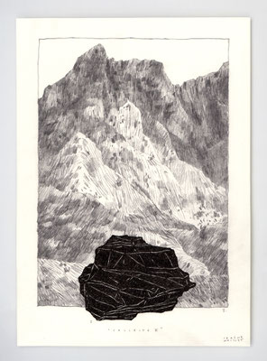 COLLECTE II _ 21x29,7cm _ graphite et encre _ papier Ursus 300gr