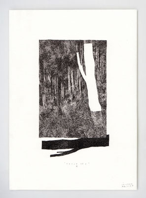 VENDU - SOLD /// COLLECTE III _ 21x29,7cm _ encre et lavis _ Papier Moulin du Roy Feuille 300 gr