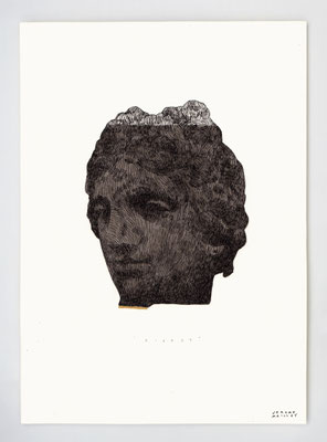 VENDU - SOLD /// RIVAGE I _ 21x29.7cm _ encre de chine _ papier ursus 300gr.