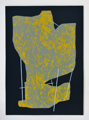 "PAUSE IV" _ sérigraphie sur papier Old Mill 350gr _ 5 ex. _ 21x29,7cm