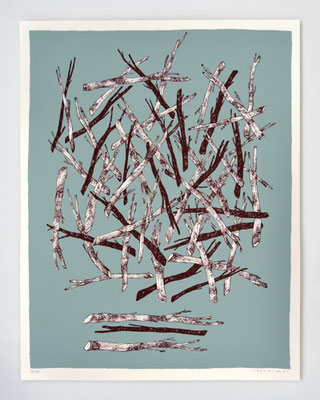 "AUTO-CONSTRUCTION II" / Sérigraphie 30x40cm