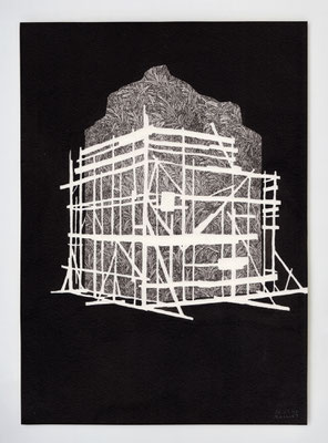 VENDU - SOLD /// DUPLICATA _ 21x29,7cm _ encre et lavis _ Papier Moulin du Roy Feuille 300 gr 