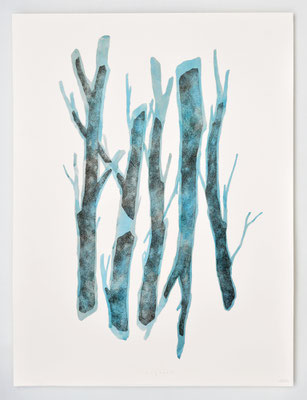 Courants _ 60x80cm _ aquarelle et encre _ papier 640gr