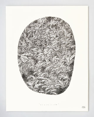 VENDU - SOLD /// "BERCAIL 04" / Encre / 24x30cm 