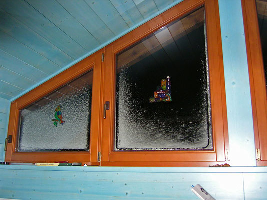 Einpassen von Fenstern in einer Dachgaube