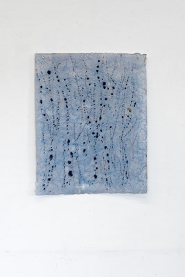 9, Mark de Weijer, ZT, 2023, Washi, Arabische gom/pigment, 47x37 