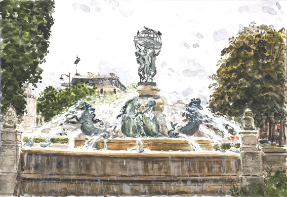 Joanna Quispel      Parijs, Fontaine de l'Observatoire 