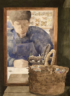 Agnes van Gelder Zelfportret 37 x 27 