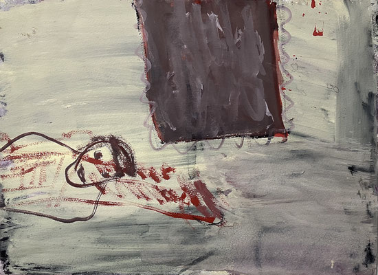 Janneke de Bruijn       Z.t. gouache op Waterterford Saunders paper 28 x 38 2022
