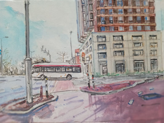 24 x 30 gouache
