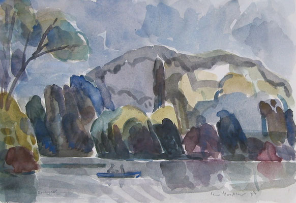 Paul Hugo ten Hoopen 1990 Dordogne 30x43