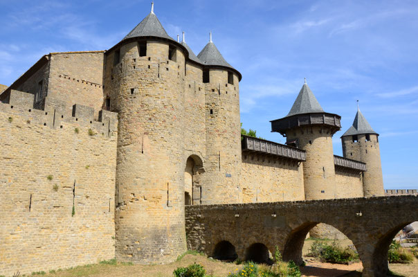 Château comtal de Carcassonne (Languedoc, France)