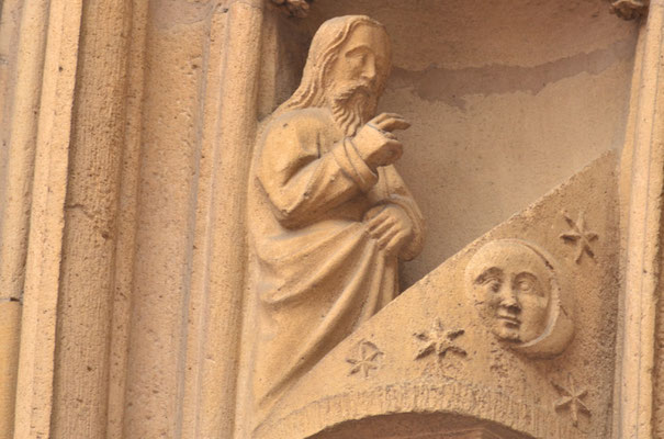 Dieu crée la lune et les étoiles (Collégiale de Thann)