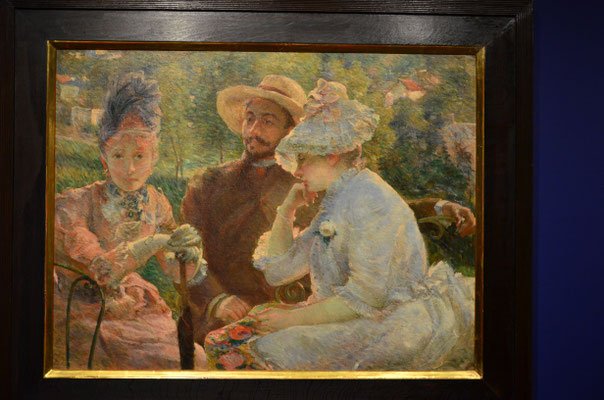 Marie Bracquemond, Sur la terrasse de Sèvres (Musée de Giverny)