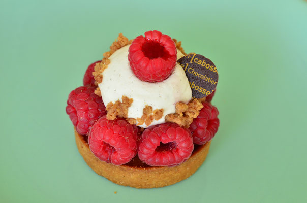 Tartelette aux framboises