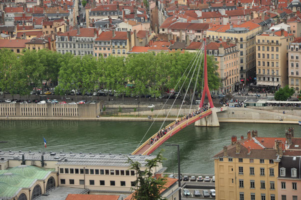 Pont sur la Saône (Lyon, France)