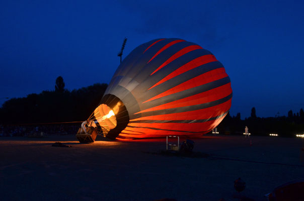 Prêt à partir en montgolfière