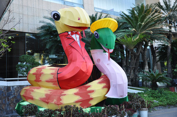 Célébration de l'année du serpent (Nha Trang, Vietnam)