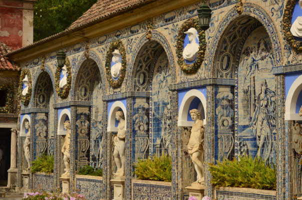 Azulejos du palais des marquis de Fronteira (Lisbonne)