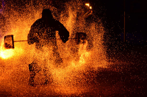 Spectacle de feu (compagnie Wulkan)