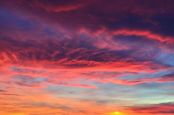 Crépuscule flamboyant