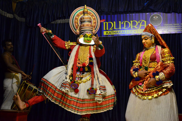 Danseurs traditionnels du Kerala