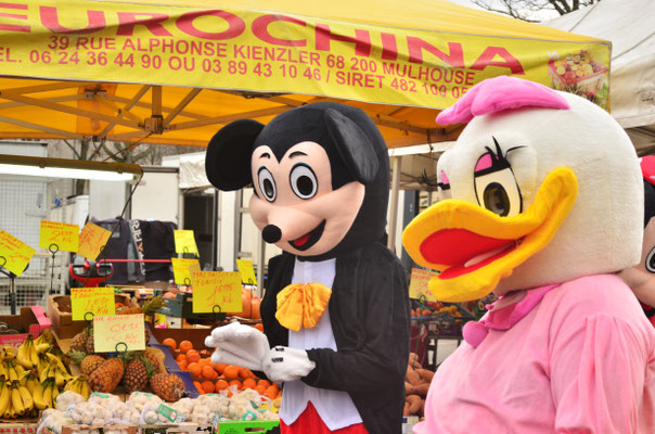 Drôles de clients au marché (Mulhouse 2017)