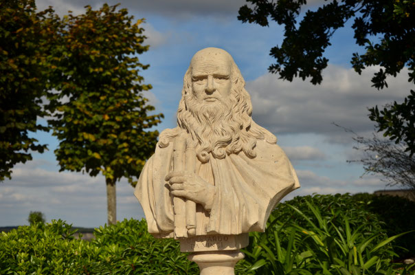 Léonard de Vinci (Jardin du château d'Amboise)