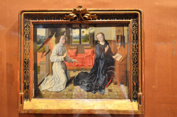  Dierick Bouts, Annonciation (Musée Gulbenkian, Lisbonne)
