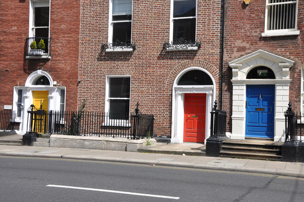 Portes colorées, Dublin, Irlande