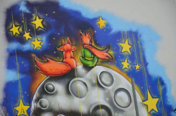 Le Petit Prince sur sa planète (Saint-Louis)