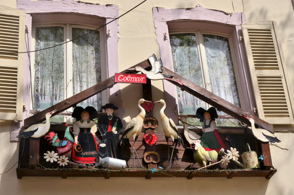 Décor alsacien rue des Serruriers