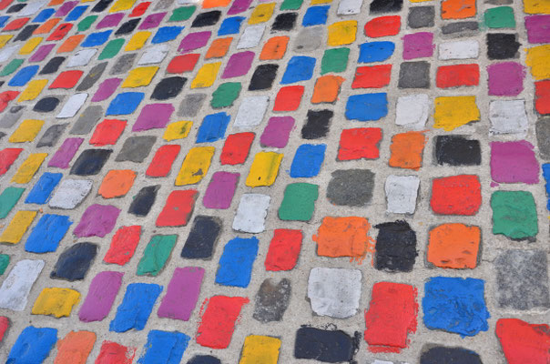 Couleurs des pavés