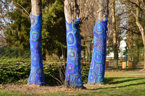 Arbres habillés pour l'hiver