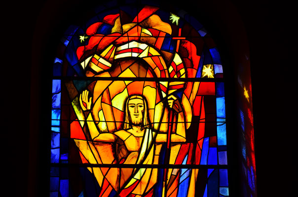 Vitrail de la Résurrection (Temple St-Martin, Mulhouse)