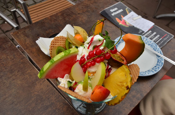 Glace aux fruits