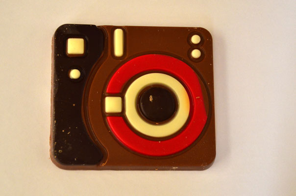 Appareil photo en chocolat