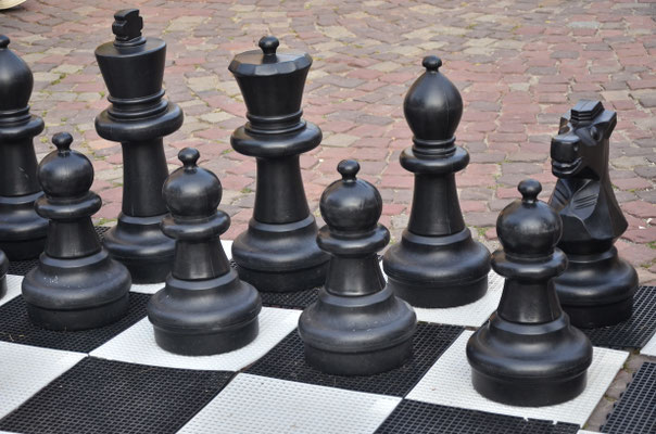 Jeu d'échec géant