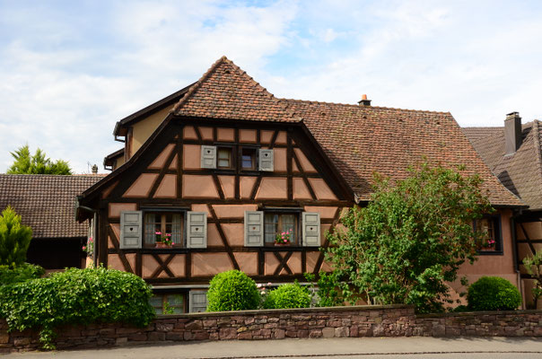 Maison à colombages à Illhaeusern (Haut-Rhin)