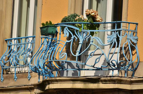 Balcon en fer forgé