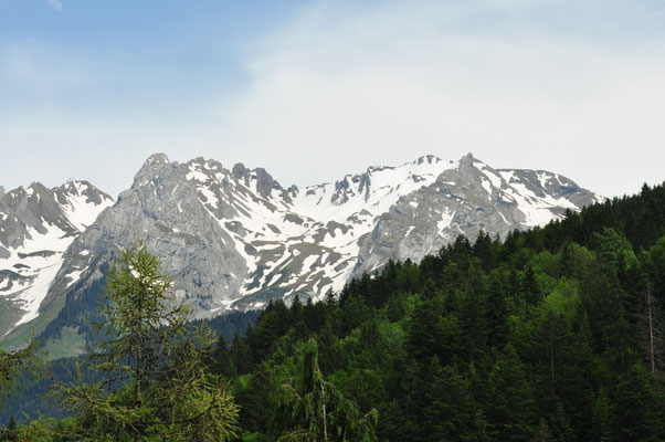 Alpes vues du Grand Bornand, Savoie