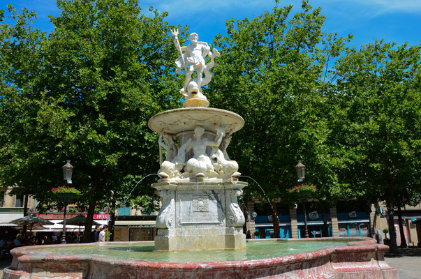 Fontaine de Poséidon, Carcassonne, France
